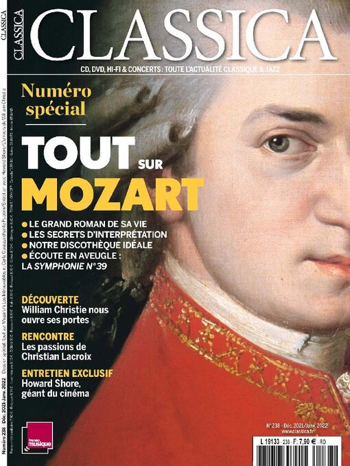 Détails du titre pour Classica par Premieres Loges - Disponible